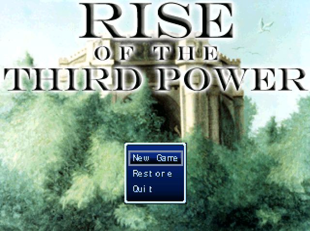 Title screen