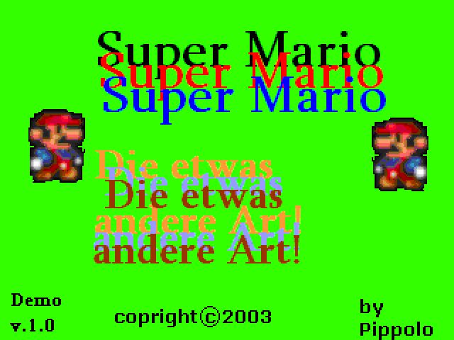 Title screen