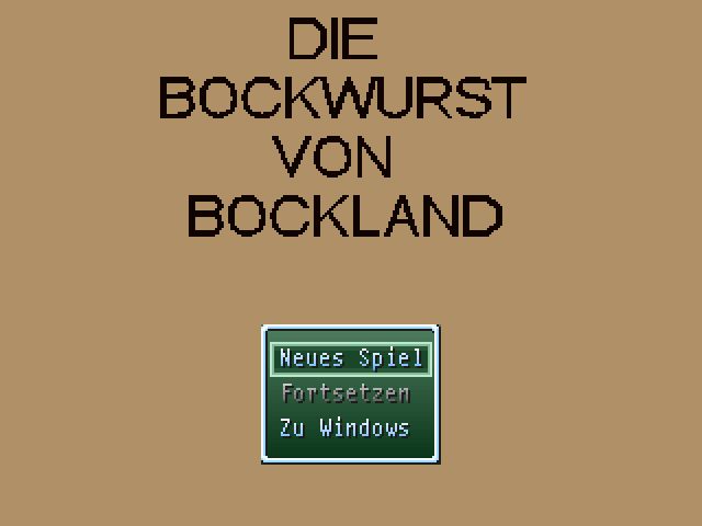 Title screen