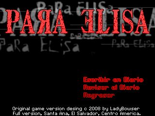 Title screen