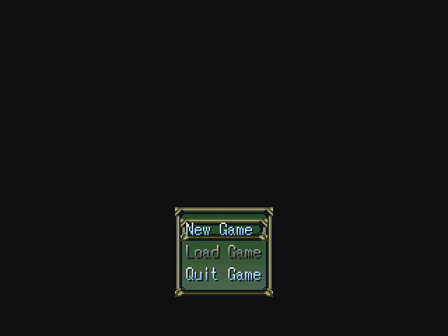 Title screen