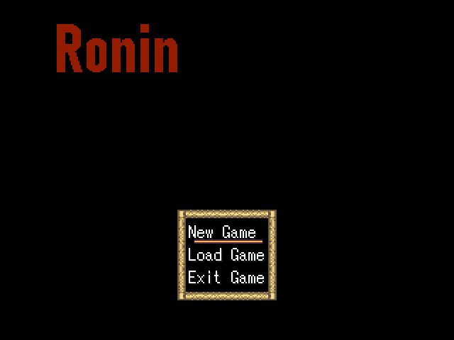Title screen